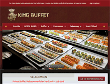 Tablet Screenshot of kingbuffet.dk